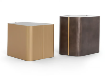 GREG - Square metal coffee table for living room by DOM Edizioni - view 2